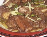 A picture of step 9 of Sulemani karahi.