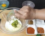 A picture of step 5 of Lahori chargha.