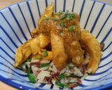 Foto del paso 8 de la receta: Pollo al curry con arroz salvaje