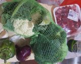 A picture of step 1 of Broccoli Cauliflower Ugali Beef.