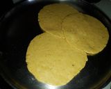 A picture of step 2 of Aloo Masala puris.