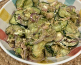 Foto del paso 3 de la receta: Ensalada de pepino en tarro viral Tik Tok