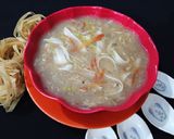 A picture of step 9 of Chicken Fettuccine Soup.