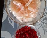 A picture of step 1 of Pomelo-Pomegranate Juice.