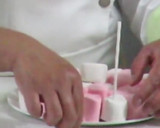 Foto del paso 1 de la receta: Paletas de bombón cubiertas de chocolate y amaranto