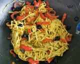 Pas rețetă Pastă cu sos pesto și ardeii 2 fotografie