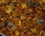 A picture of step 10 of Almond stew.