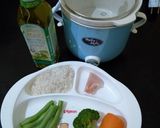 Foto langkah ke 1 dari resep Mpasi 6bulan pertama menu 4 bintang dengan slow cooker day 1.