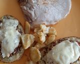 Foto del paso 5 de la receta: Papa Canoa al Horno, Rellena con Quinoa roja y Blanca