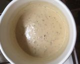 A picture of step 3 of Vegan Alfredo.