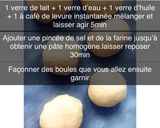 Une image de l'étape 1 de Pain brioché farcis.