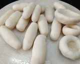 A picture of step 2 of Korean rice cake.