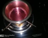 A picture of step 4 of Milk pudding with orange and rose jello.