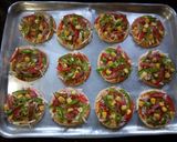 A picture of step 3 of Mini pizza#recipemarathon#baking.