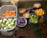 Foto del paso 1 de la receta: Cazuela de verduras y garbanzos (apta vegetarianos y celíacos)