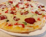 Pas rețetă Pizza la tigaie 2 fotografie