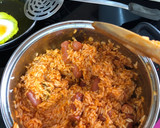 Foto del paso 6 de la receta: Arroz a la cubana, con salchichas y huevo