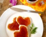 صورة لخطوة 5 من وصفة قلوب توست بالمربى 💜