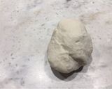 A picture of step 2 of Mediterranean flat bread.