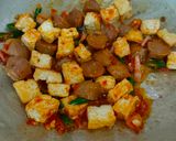 Foto langkah ke 3 dari resep Bakso Tahu Tumis Sambal.