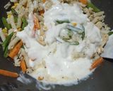 হোয়াইট সস্ চিকেন পাস্তা (White sauce chickenpasta recipe in Bengali) রেসিপি ধাপ - 5 ছবি