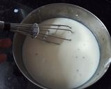 A picture of step 2 of Instant kharvas / junnu.