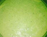 A picture of step 3 of Dhokla e Salsa.
