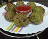 A picture of step 7 of Green Peas Paniyaram.