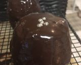 A picture of step 17 of BC SOUR CREAM CHOCOLATE CAKE WITH LOCAL STRAWBERRY PRESERVES & CHOCOLATE GANACHE.