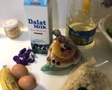 Hình bước làm 1 của món Banana muffins with almonds