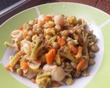 Foto del paso 4 de la receta: Ensalada tibia colorida🥗🥙🥑