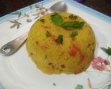 A picture of step 4 of Tomato upma.