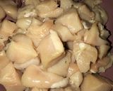 A picture of step 1 of Chicken veg soup.