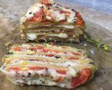 Foto del paso 3 de la receta: Torre de zapallitos al horno rellenos con tomate y queso