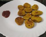 A picture of step 6 of Dudhi Vadi (Bottle gourd vadi).