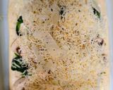 A picture of step 3 of Spinach and Mushroom Pizza.