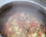 A picture of step 4 of Bengan aloo (eggplant with potatoes).