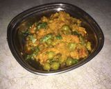 A picture of step 4 of Lili Haldal nu sakorKacchi haldi ki sabhi.