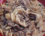 A picture of step 5 of Homemade Hamburger Helper - Stroganoff Style.
