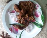 A picture of step 2 of Pan fried chaanp.