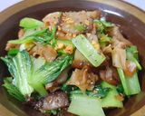 Hình bước làm 3 của món Bánh đa xào thịt