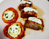 Foto del paso 6 de la receta: Solomillo con salsa de mostaza, tomate y queso de cabra