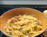 A picture of step 7 of Vegetable Broken Wheat (Dalia) Khichdi.