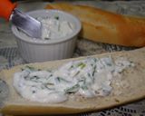 Foto del paso 4 de la receta: Queso crema con ciboulette (para untar)