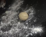 A picture of step 4 of Roomali Roti on Kadhai.