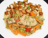 Foto del paso 5 de la receta: Pollo arvejado