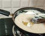 A picture of step 4 of Kaju peanut samak rice chatpata katli.