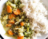 Foto del paso 2 de la receta: Curry verde de verduras