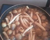 Hình bước làm 2 của món Nấm Kho Tiêu (Chay)