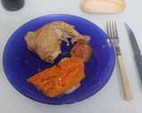 Foto del paso 7 de la receta: Contramuslos asados con calabaza